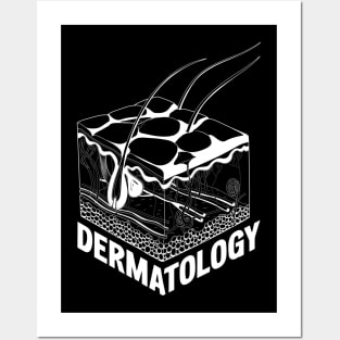 Dermatology Skin Graphic Dermatologist Posters and Art